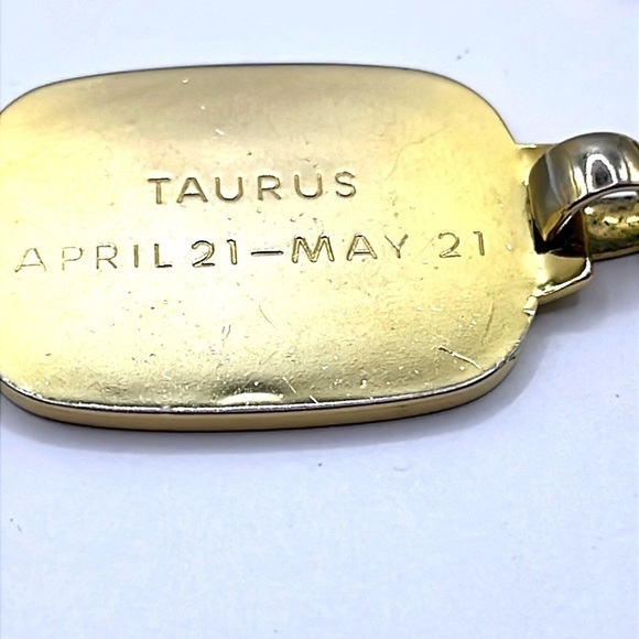 Taurus Bracelet Curb Chain MCM  Unisex Bracelet Gold tone vintage - Picture 10 of 13